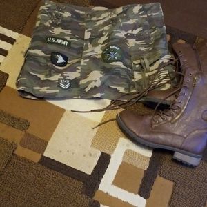 Large army skirt new without tags